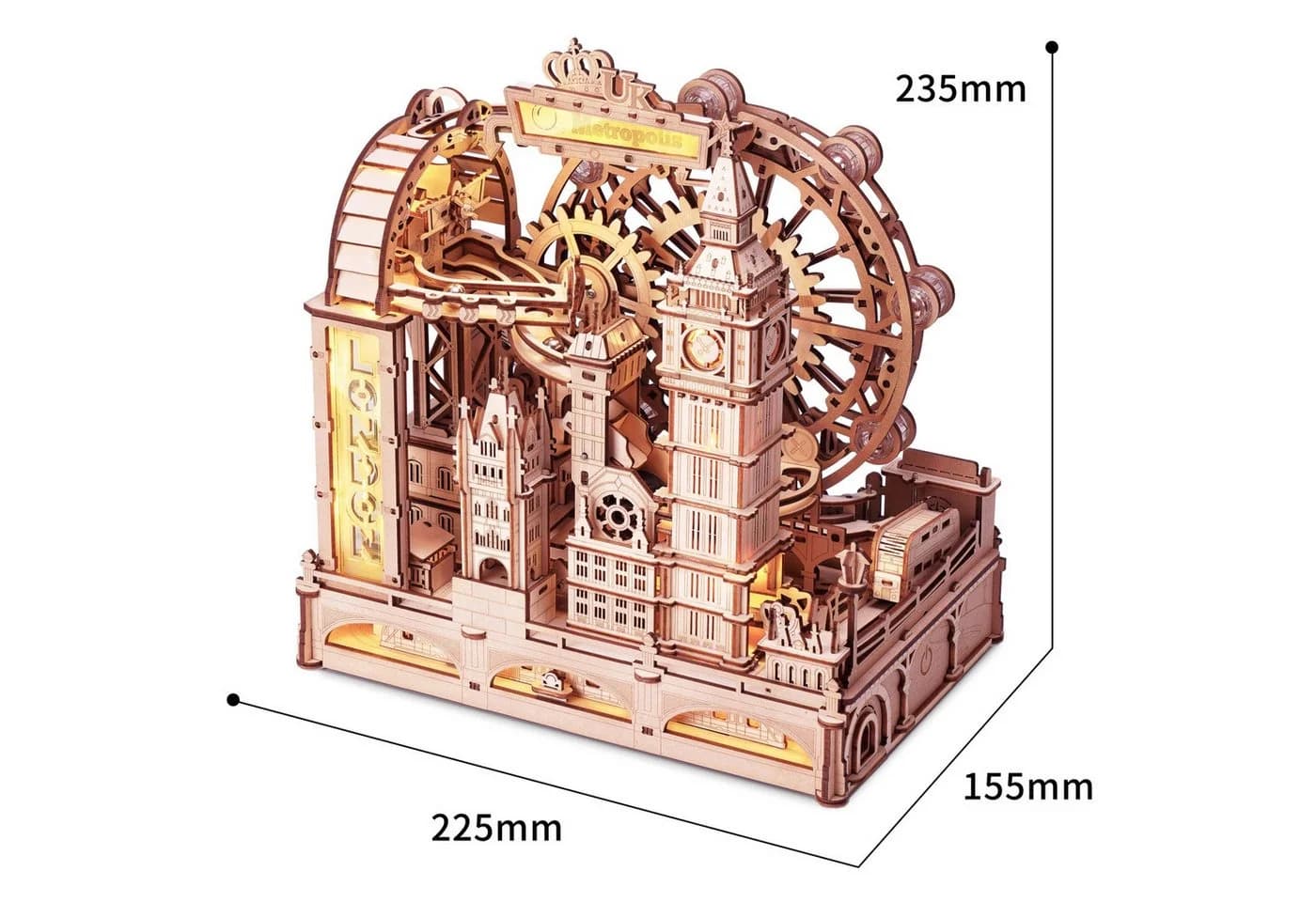 ROKR 3D-Puzzle Kugelbahn Marble Travel London - Bild 4