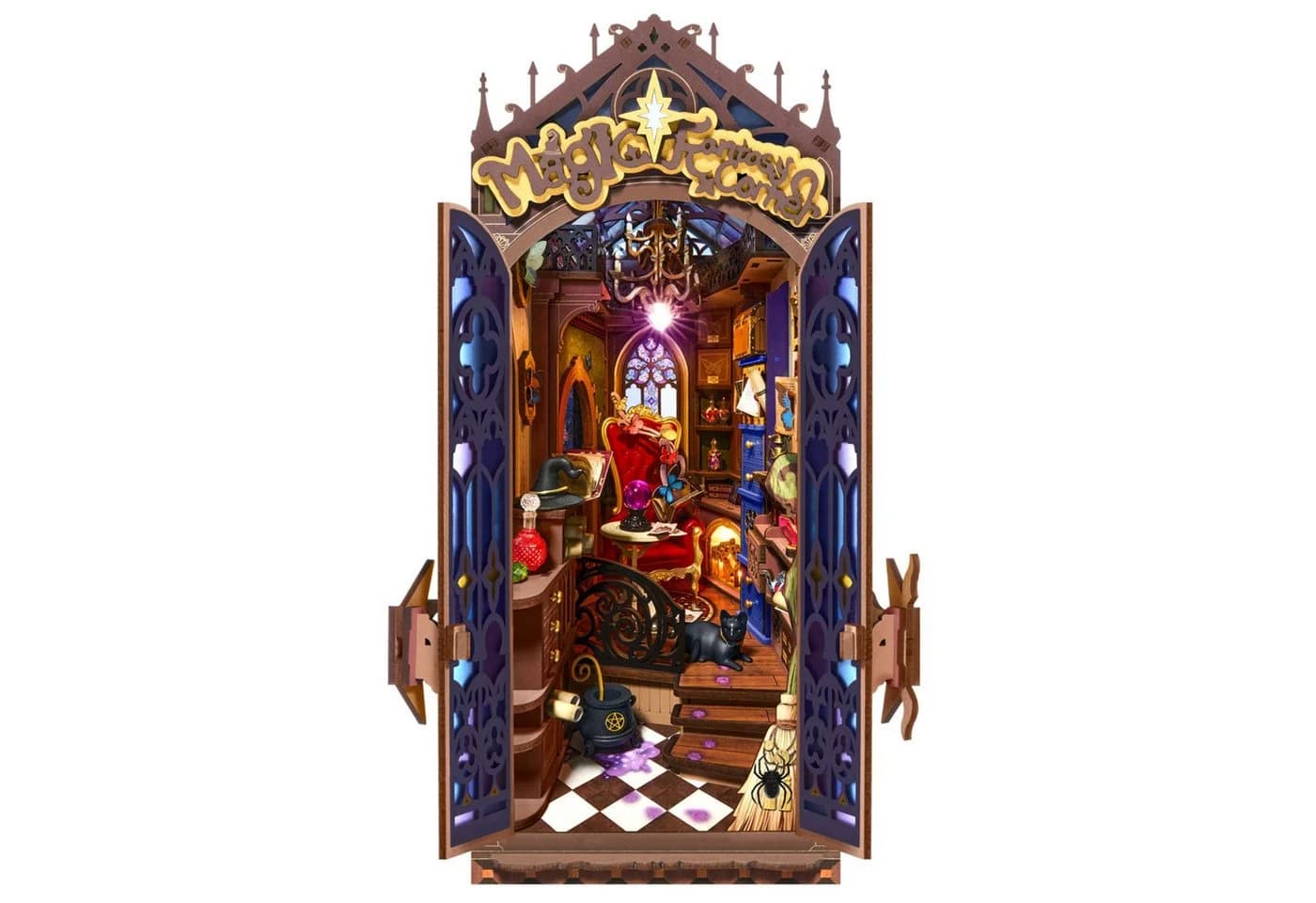 Robotime Buchstütze MagicFantasy Book Nook Diorama - Bild 2