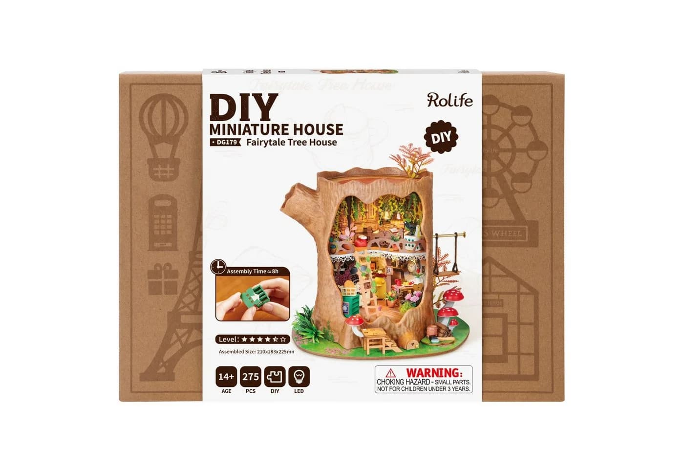 ROLIFE 3D-Puzzle DIY "Fairytale Tree House" Puzzleteile