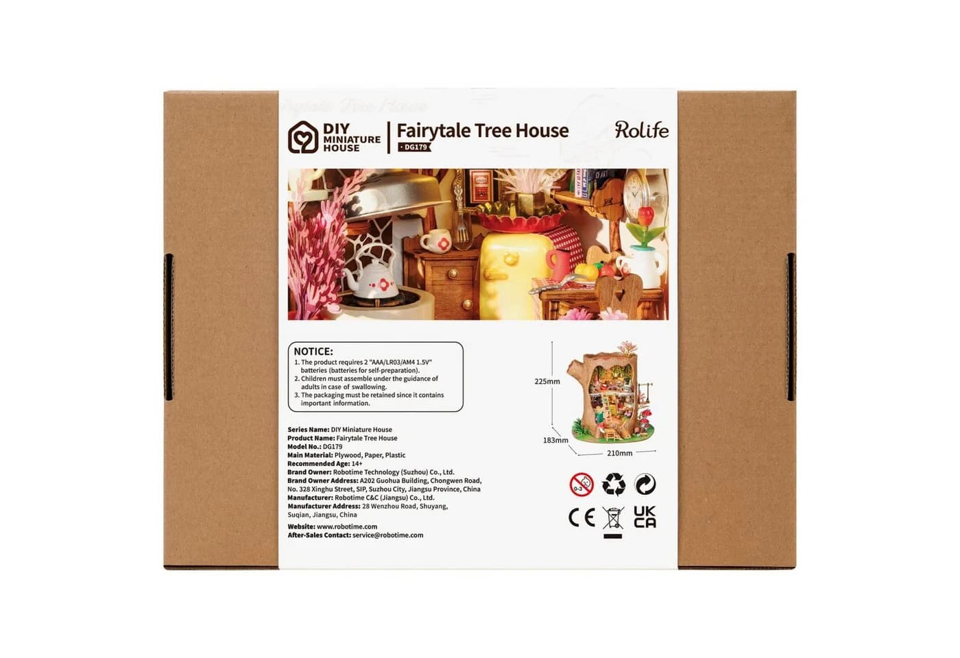 ROLIFE 3D-Puzzle DIY "Fairytale Tree House" Puzzleteile - Bild 3