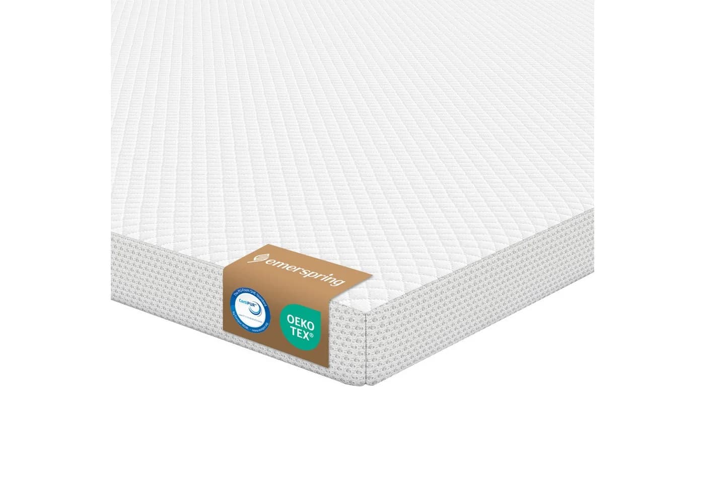 emerspring Memory Foam Topper 5 cm Visco H2 Atmungsaktiv Abnehmbarer Bezug - Bild 2