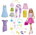 Barbie Anziehpuppe Großes Fashion Mode Spiel-Set Mattel Puppe und Kleidung Bild 1