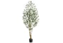 GarveeMore Künstlicher Olivenbaum 180 cm Grün Seide Bild 2