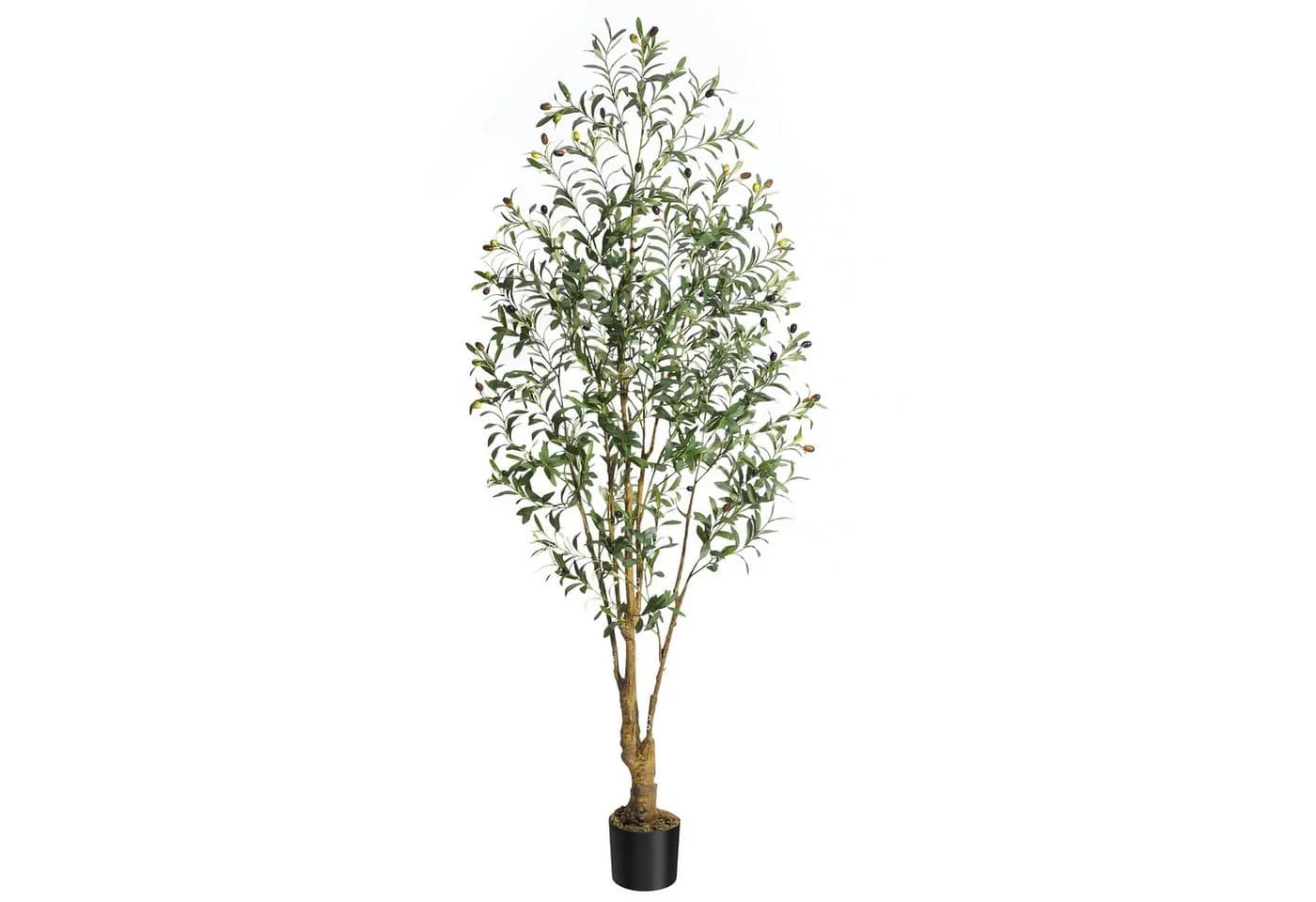 GarveeMore Künstlicher Olivenbaum 180 cm Grün Seide - Bild 2