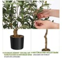 GarveeMore Künstlicher Olivenbaum 180 cm Grün Seide Bild 5