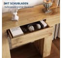 GarveeMore Konsolentisch Landhaus Eiche Beige MDF Bild 3