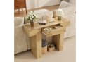 GarveeMore Konsolentisch Landhaus Eiche Beige MDF Bild 5