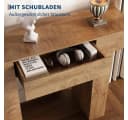 GarveeMore Konsolentisch Landhausstil Braun MDF Bild 3