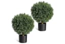 GarveeMore Kunstbaum 2er Set Künstliche Kiefer Grün UV-beständig Bild 2