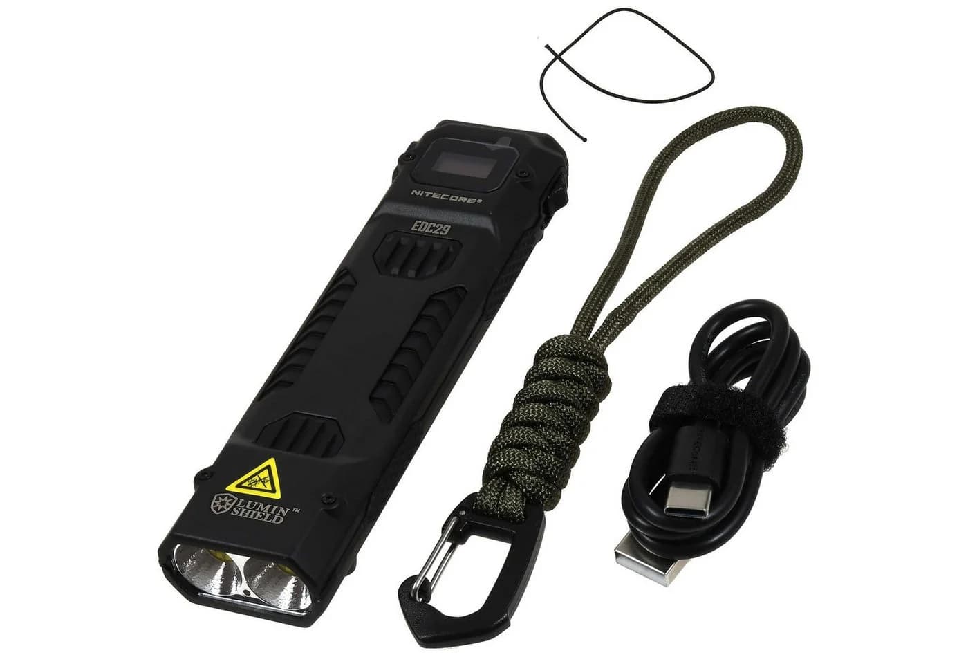 Nitecore EDC29 LUMINBLADE 6500 Lumen USB-C LED Taschenlampe Schwarz - Bild 2
