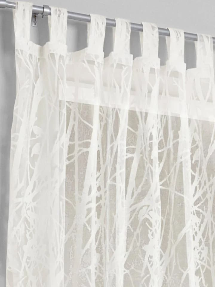 heine Gardine Dekostore transparent mit Schlaufen