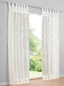 heine Gardine Dekostore transparent mit Schlaufen Bild 2