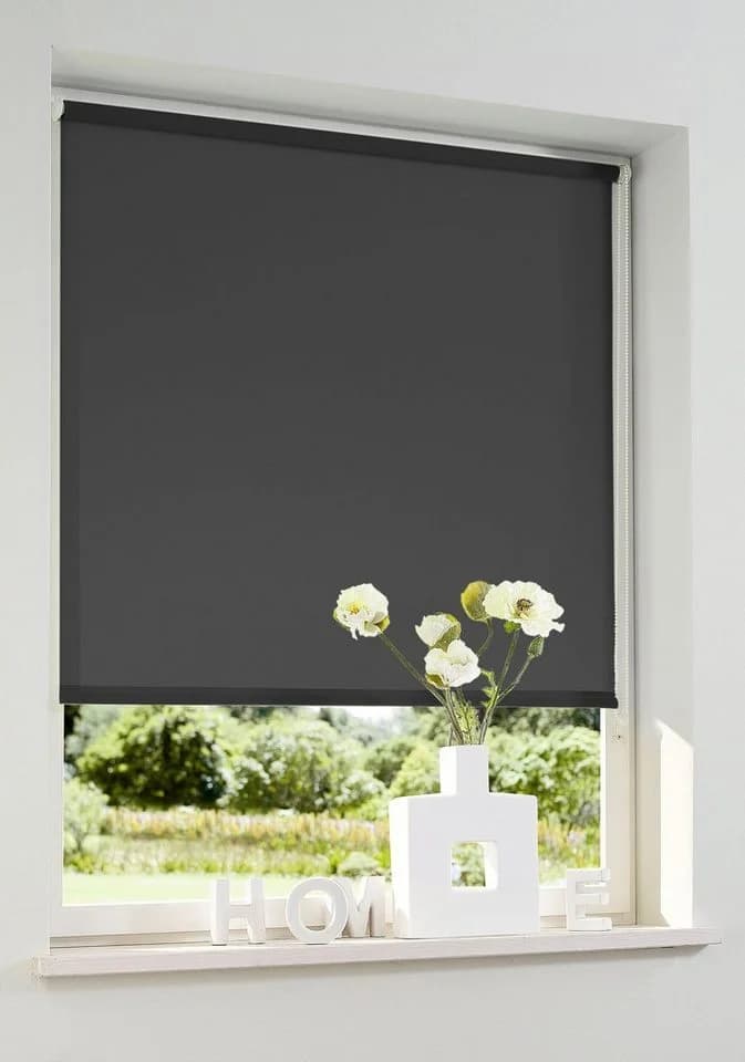 OTTO HOME Seitenzugrollo Themse-Uni Anthrazit Klemmfix - Bild 2