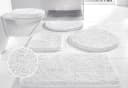 OTTO home Badematte Sanremo Weiß Uni-Design Rutschhemmend Bild 2