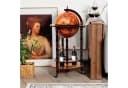 COSTWAY Weinregal Globusbar mit Rollen & Deckel Bild 1