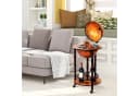 COSTWAY Weinregal Globusbar mit Rollen & Deckel Bild 3