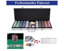COSTWAY Pokerkoffer 500 Chips mit Tuch Bild 4