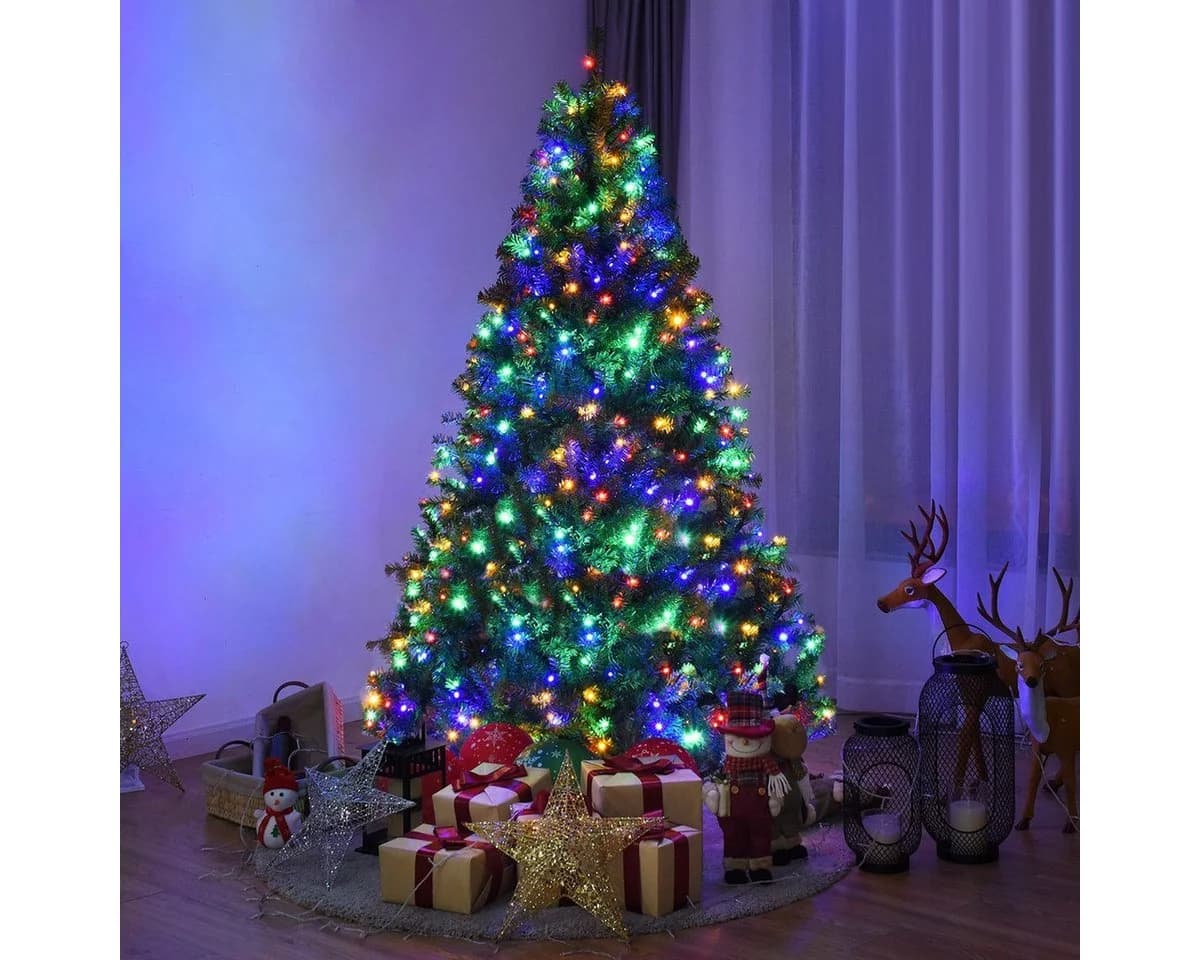 COSTWAY Künstlicher Weihnachtsbaum 1570 Zweige 500 LEDs - Bild 2