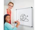COSTWAY Magnettafel Whiteboard Pinnwand mit Alurahmen Weiß Bild 3