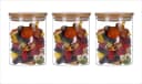 Simloveve Vorratsglas 3er Set Stapelbar Luftdicht Transparent Bild 1