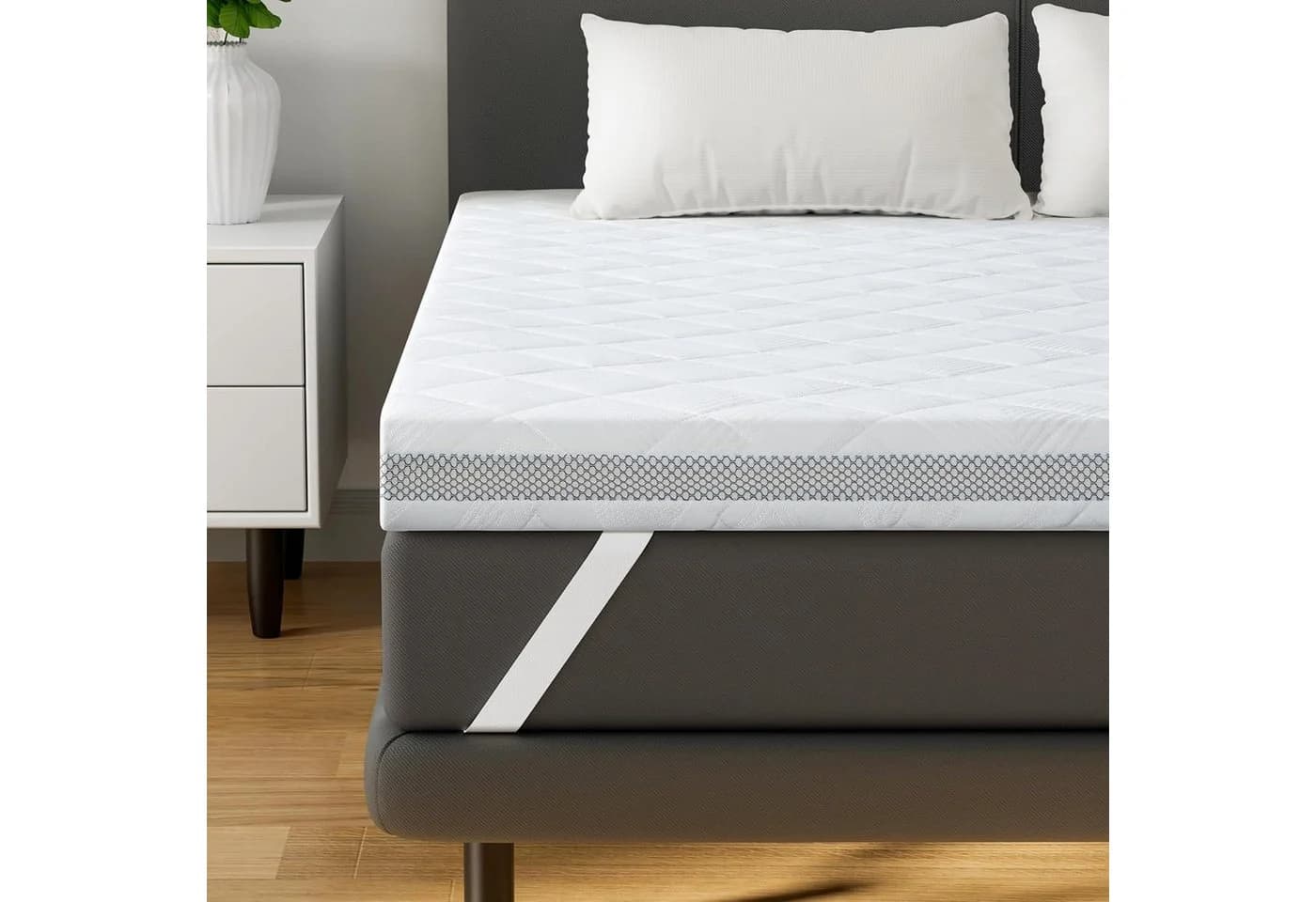 BedStory Topper H3 Gel Kaltschaum 7,6 cm atmungsaktiv OEKO-TEX® - Bild 2