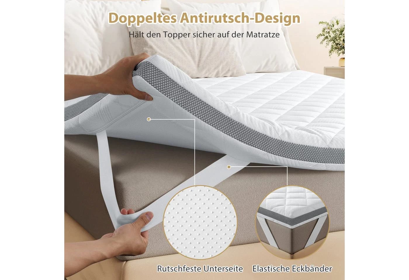 BedStory Matratzentopper 180x200 cm Kaltschaum H4/H6 - Bild 5