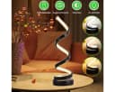 Novzep LED Nachttischlampe Spiral Dimmbar 3 Farben Schwarz Bild 4