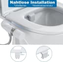 GarveeMore Bidet-Aufsatz Weiß mit einstellbarem Druckschalter Bild 3