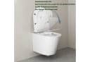 GarveeMore WC-Sitz mit Kindersitz 2-in-1 Soft-Close D-Form Weiß Bild 4