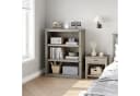 GarveeMore Bücherregal Grau mit 3 Fächern Bild 4