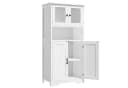 GarveeMore Hochschrank mit 4 Türen, Hochschrank Buffetschrank mit verstellbarem Einlegeboden Vitrinenschrank Bild 2