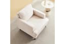 GarveeMore Sessel mit Massivholzrahmen und Relaxfunktion Beige Bild 4