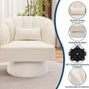 GarveeMore Sessel 360 Grad Drehfunktion Samtbezug Bild 3