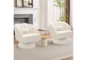 GarveeMore Sessel 360 Grad Drehfunktion Samtbezug Bild 4
