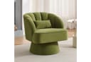 GarveeMore Sessel 360° Drehbar Kuscheltonne Samtbezug Bild 2