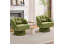 GarveeMore Sessel 360° Drehbar Kuscheltonne Samtbezug Bild 4