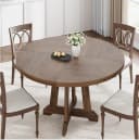 GarveeMore Esstisch 47 Zoll Holz Landhausstil 4 Personen Bild 2