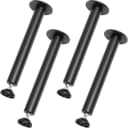 GarveeMore Tischbein 4er Set Schwarz Verstellbar 76cm Bild 1