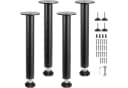 GarveeMore Tischbein 4er Set Schwarz Verstellbar 76cm Bild 2