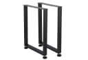 GarveeMore Tischbein Metall Schwarz 45x71 cm Bild 2