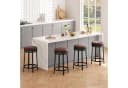 GarveeMore Barhocker Drehhocker Kunstleder 360° Drehbar Bild 1
