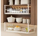 GarveeMore Küchenorganizer-Set Expandable Hängender Korb Metall Bild 1
