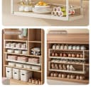 GarveeMore Küchenorganizer-Set Expandable Hängender Korb Metall Bild 5