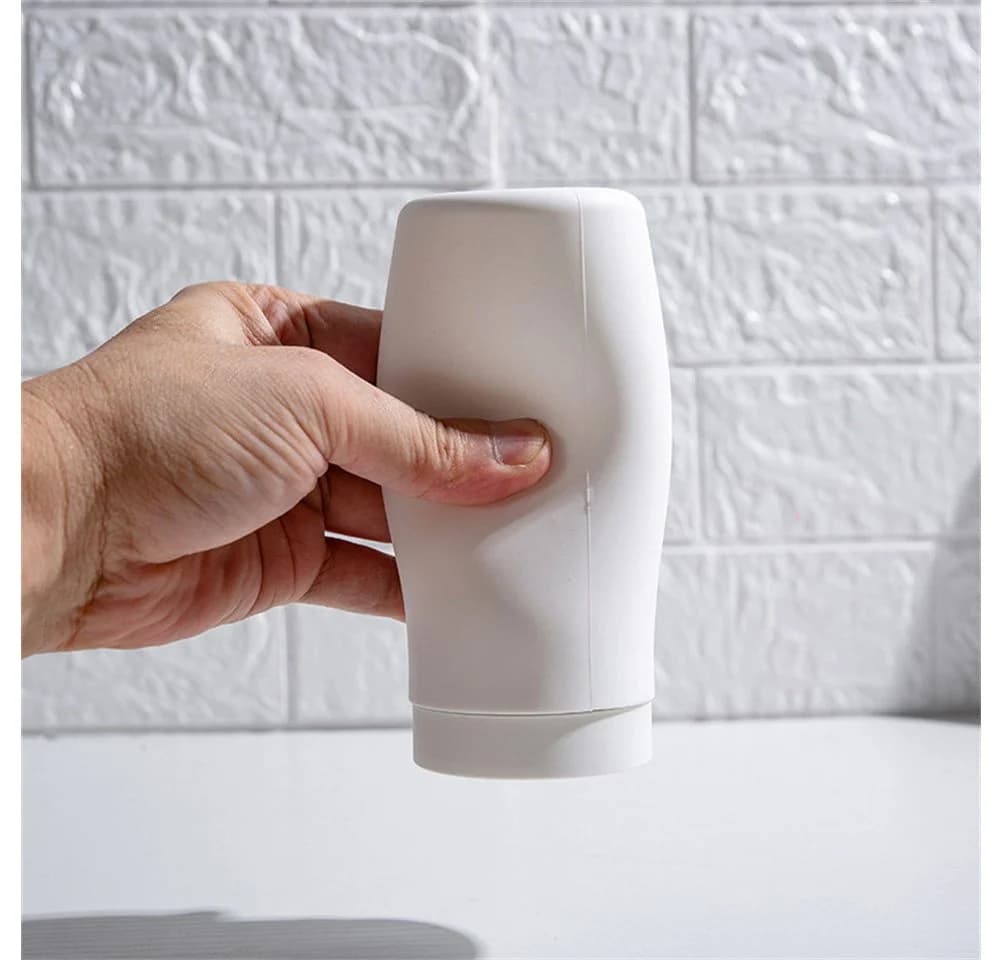 GarveeMore Silikon Seifenspender Squeeze Typ Grau 240ml
