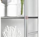 GarveeMore Badregal Metall-Organisationsregal über der Toilette Weiß Bild 5