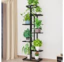 GarveeMore Blumenständer 7-Tier Schwarz Eisen Pflanzenständer Bild 2