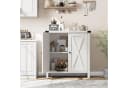 GarveeMore Sideboard Weiß 2 Türen Landhausstil Bild 1