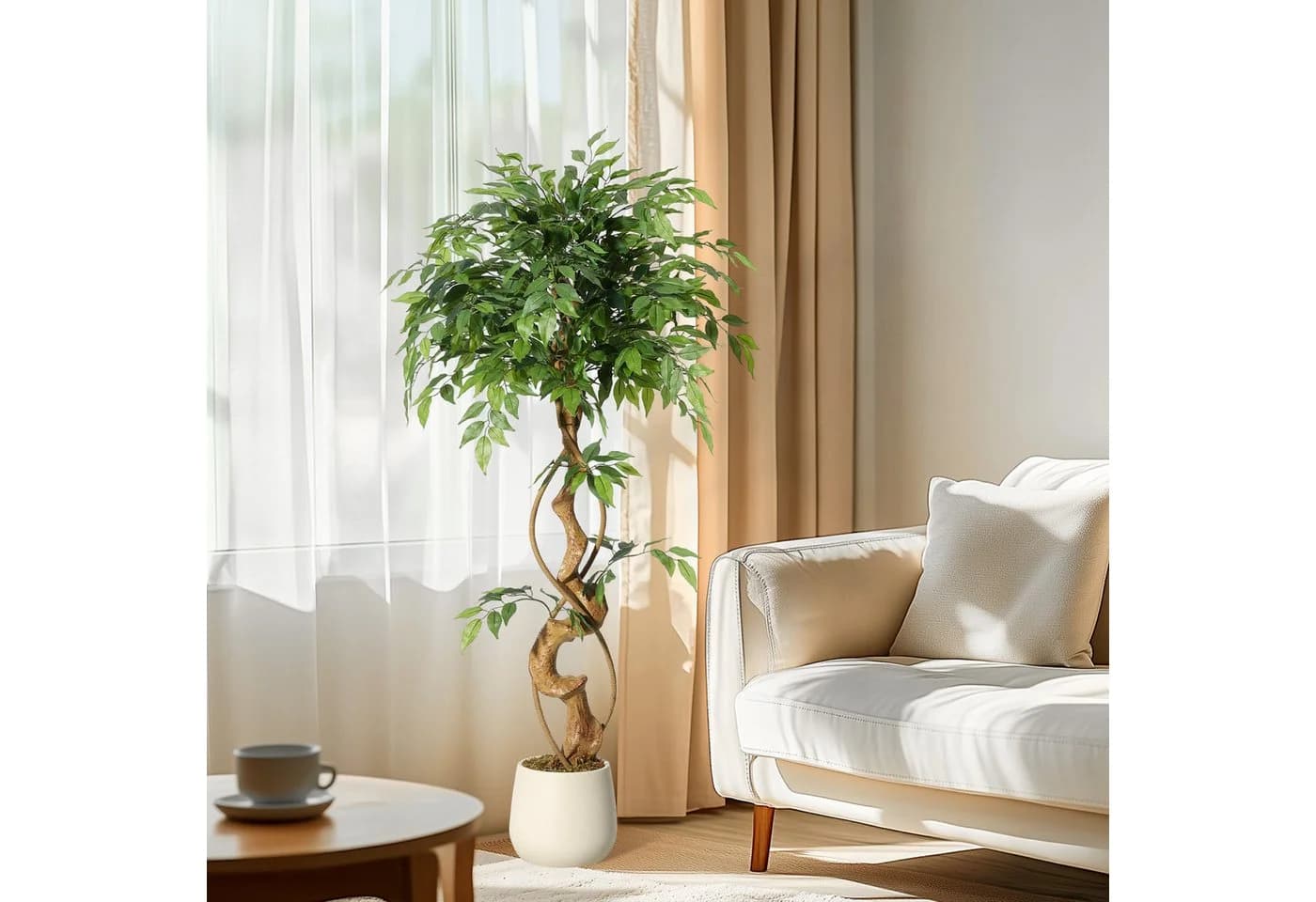 GarveeMore Kunstbaum 1.2/1.5/1.8m Ficus Baum
