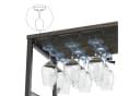 GarveeMore Weinschrank mit Glashalter und Netztür, industrielles Sideboard Bild 5