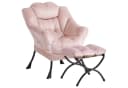 GarveeMore Ohrensessel Relaxsessel mit Hocker Polstersessel Faulsesse Bild 2